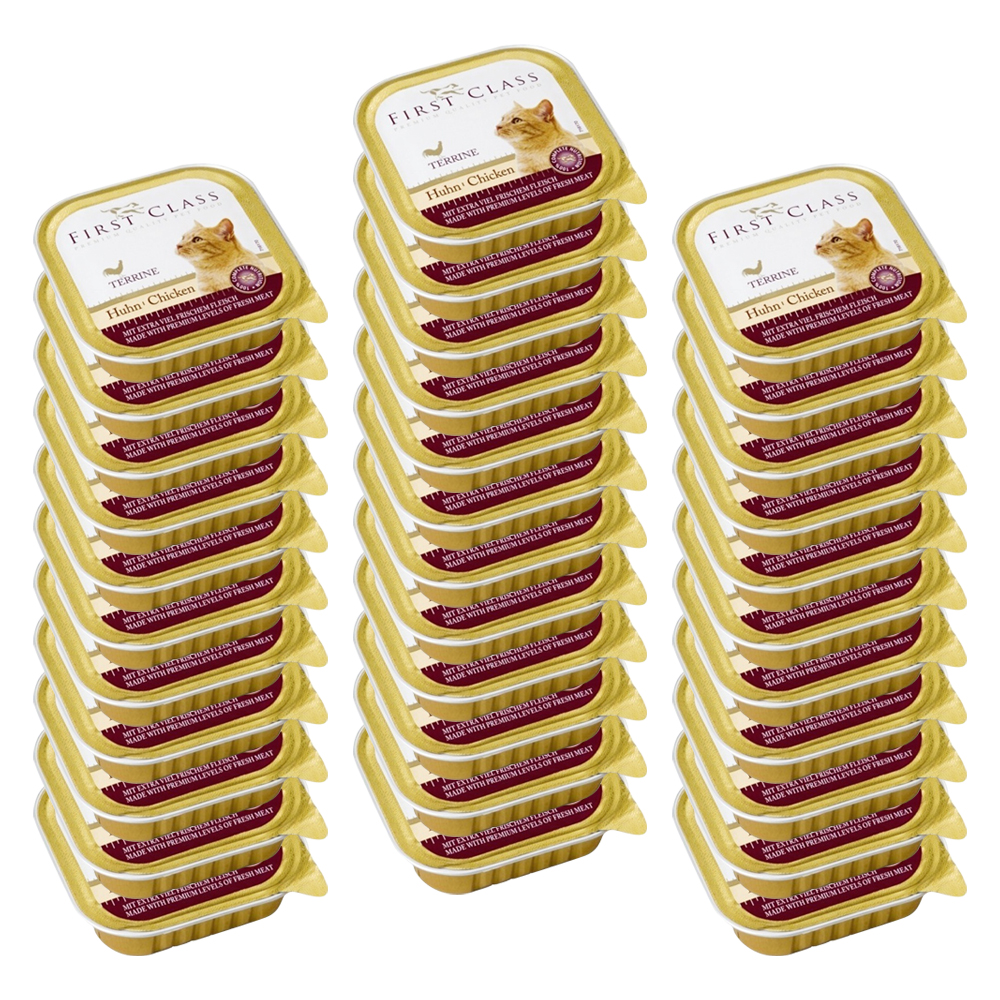 Akinu FIRST CLASS Drůbeží paštika pro kočky 34 x 100 g Akinu