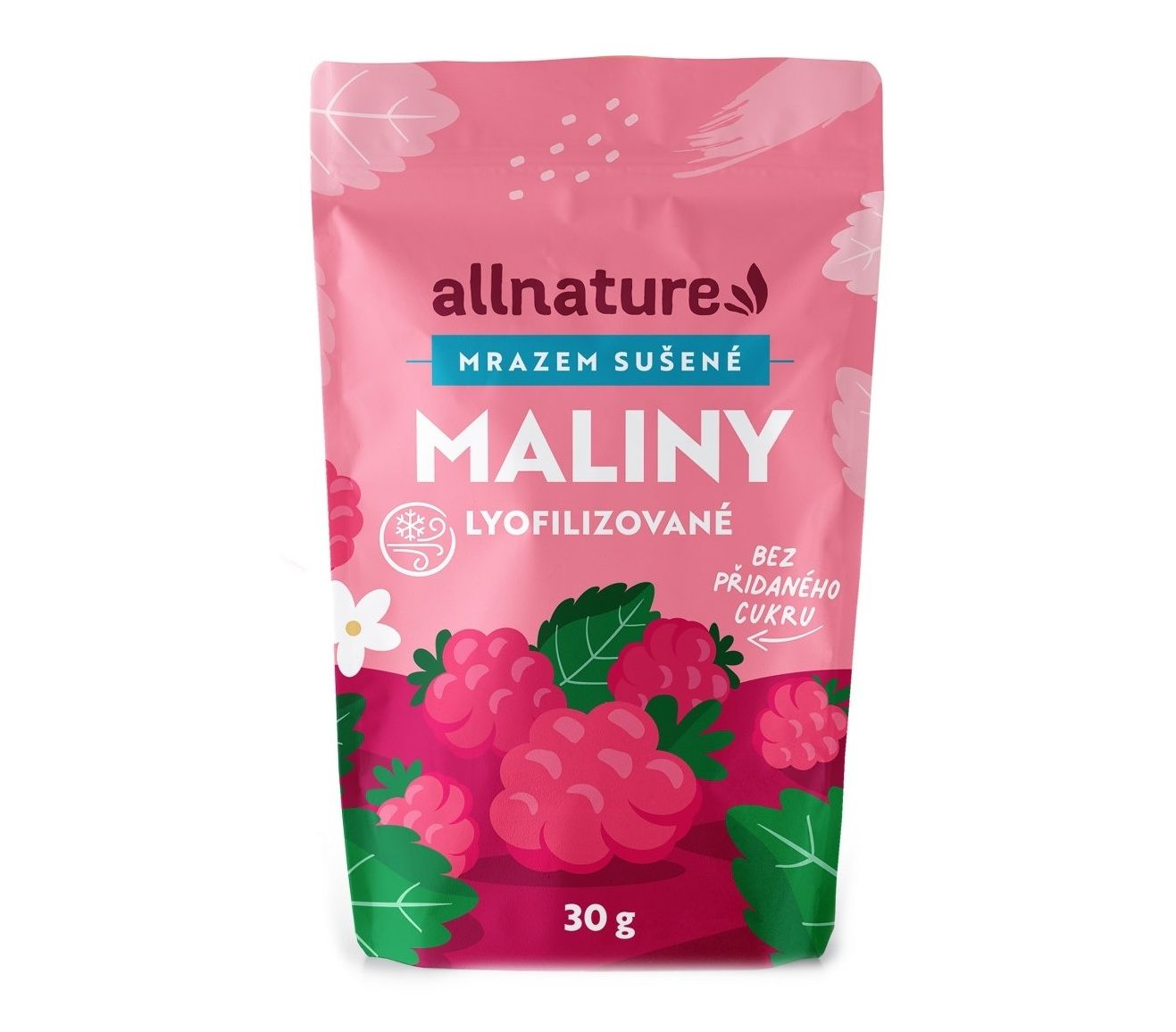 Allnature Maliny sušené mrazem 30 g Allnature