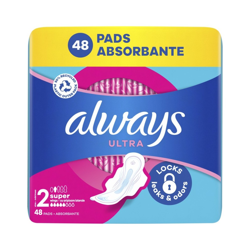 Always Ultra Den Long hygienické vložky 48 ks Always
