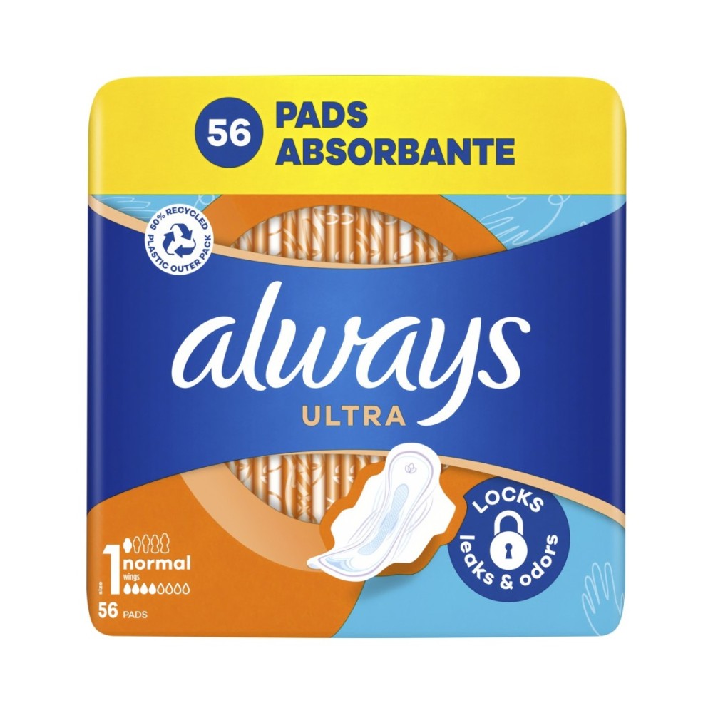 Always Ultra Den Normal hygienické vložky 56 ks Always