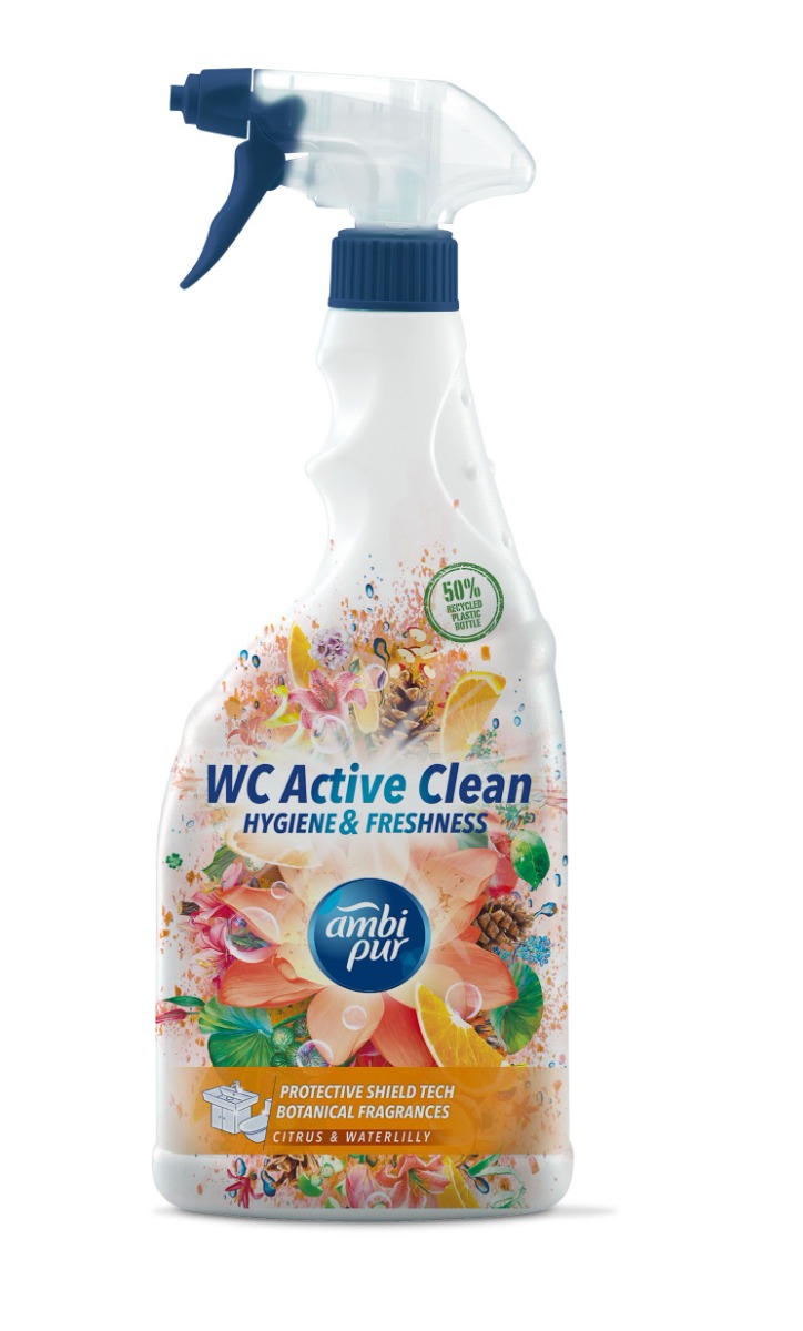 Ambi Pur WC Active sprej citron & leknín 750 ml Ambi Pur