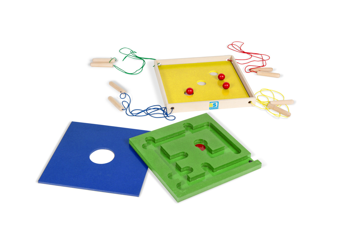 BS Toys Dřevěný labyrint – koordinační hra BS Toys