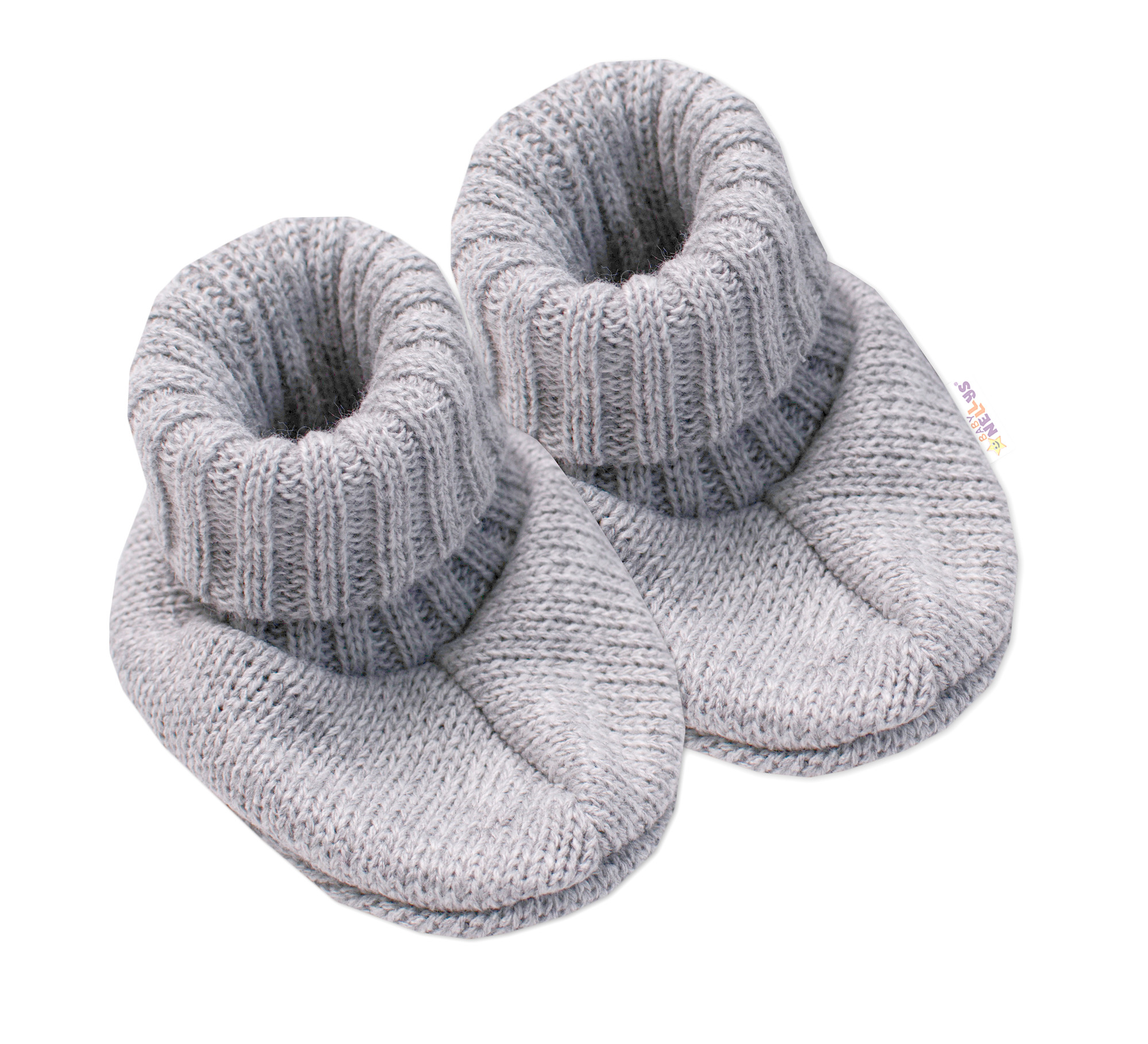 Baby Nellys Pletené botičky/capáčky STAR Hand Made