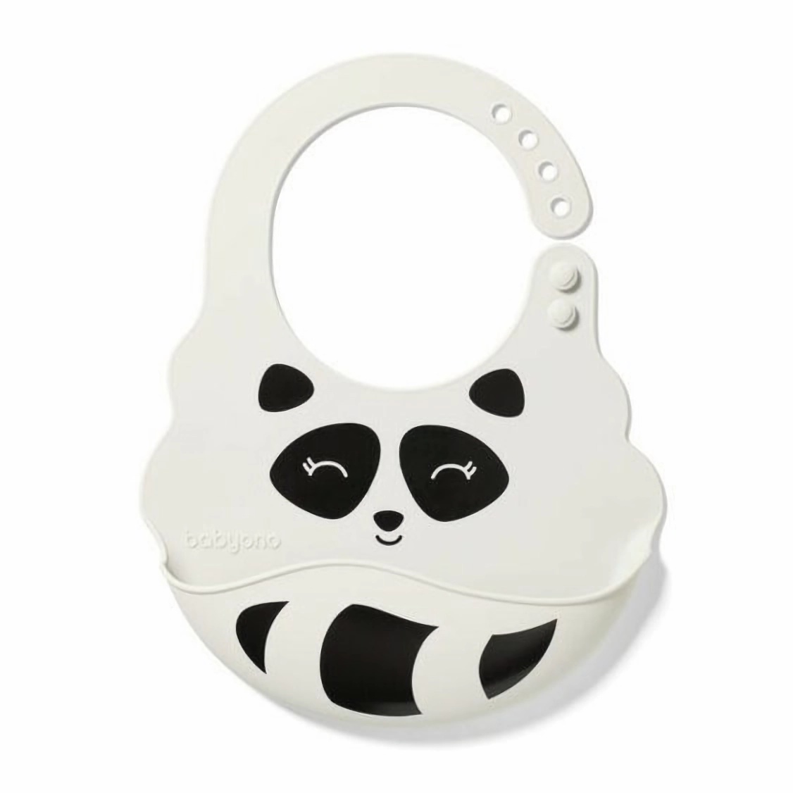 Babyono Silikonový bryndák - Lemur