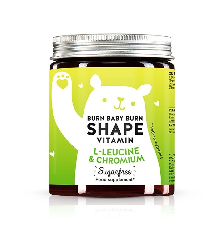Bears With Benefits Burn Baby Burn Shape vitaminy pro podporu spalování tuků 60 ks Bears With Benefits