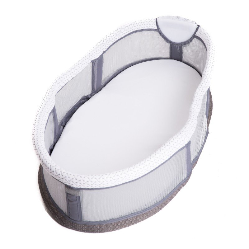 Bo Jungle postýlka s nočním osvětlením B-BabySleeper Grey Bo Jungle
