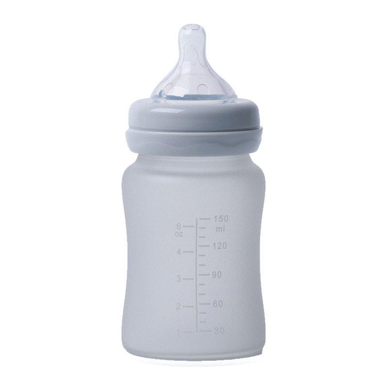 Bo Jungle skleněná láhev s úchyty B-Thermo 150ml Grey Bo Jungle