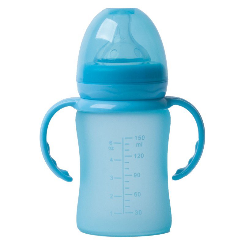 Bo Jungle skleněná láhev s úchyty B-Thermo 150ml Turquoise Bo Jungle