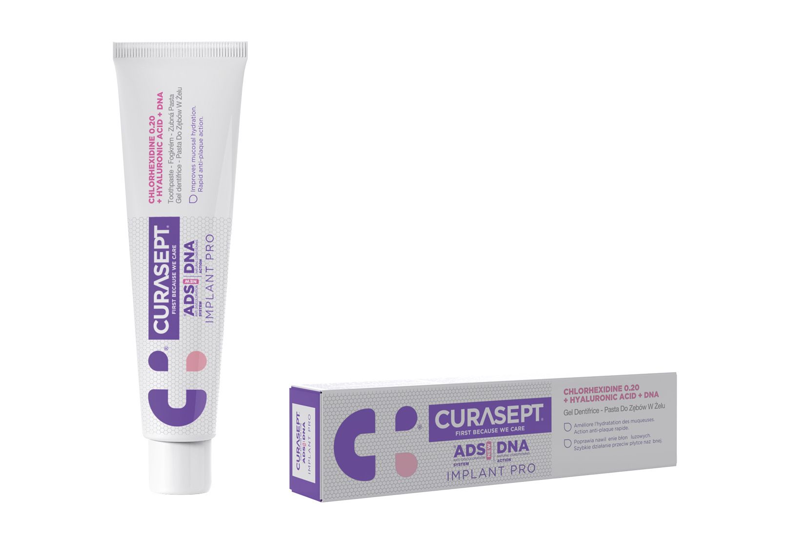 CURASEPT ADS DNA IMPLANT PRO zubní pasta 75 ml CURASEPT