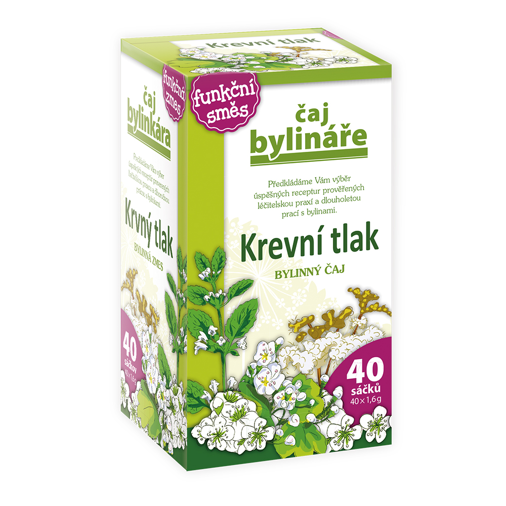 Čaj bylináře Krevní tlak nálevové sáčky 40x1