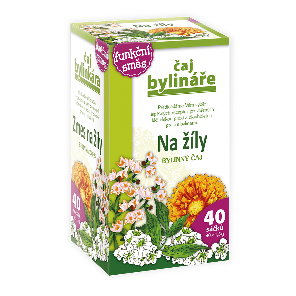 Čaj bylináře Na žíly nálevové sáčky 40x1
