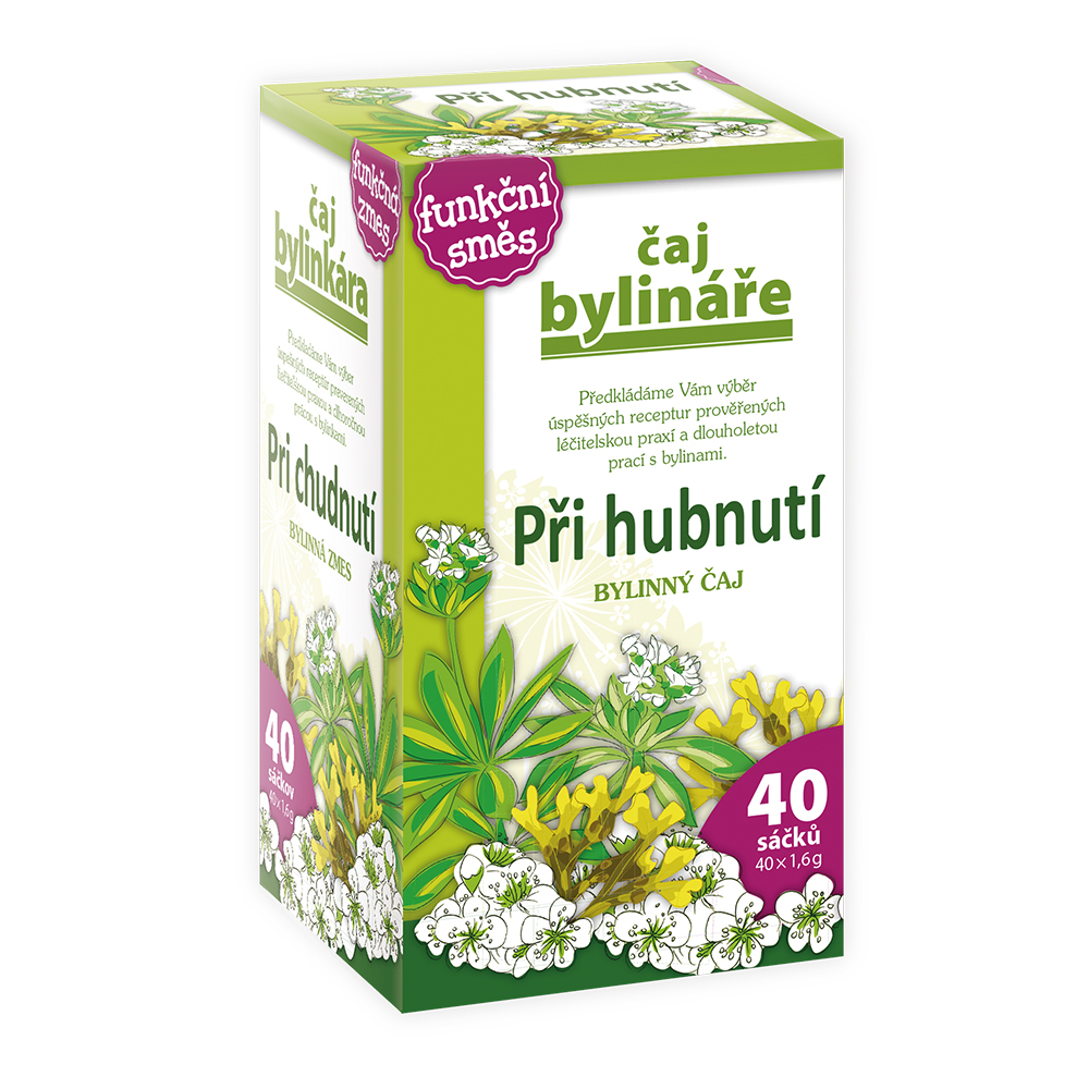Čaj bylináře Při hubnutí nálevové sáčky 40x1