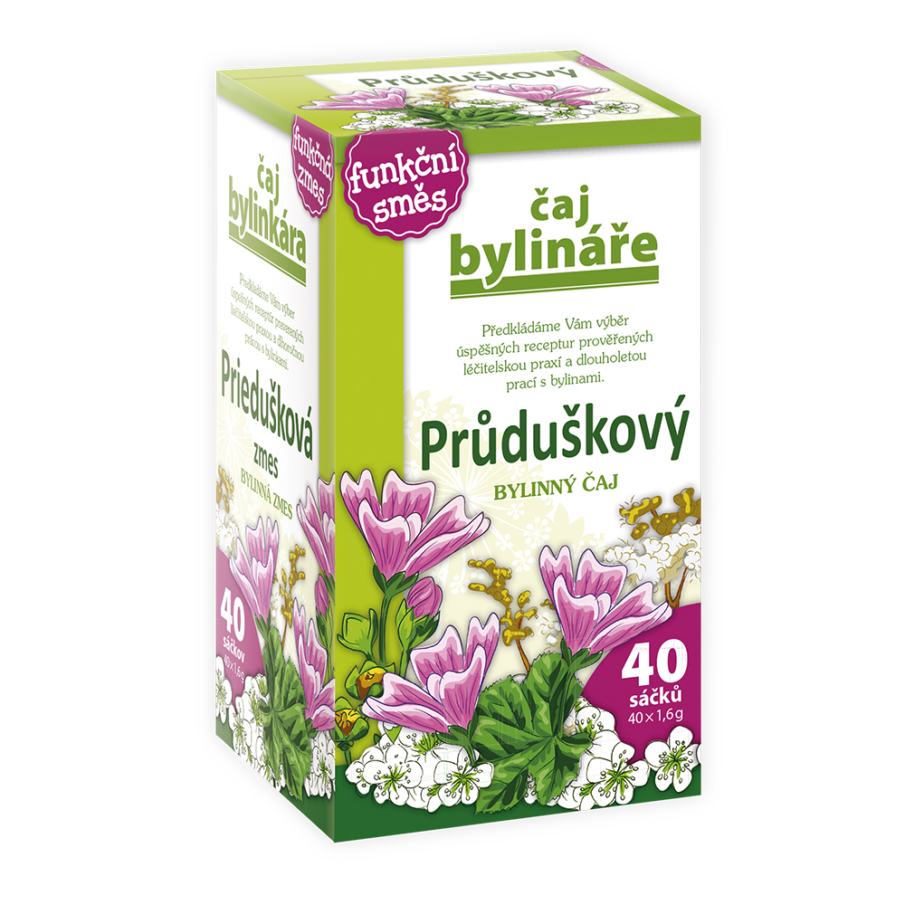 Čaj bylináře Průduškový nálevové sáčky 40x1