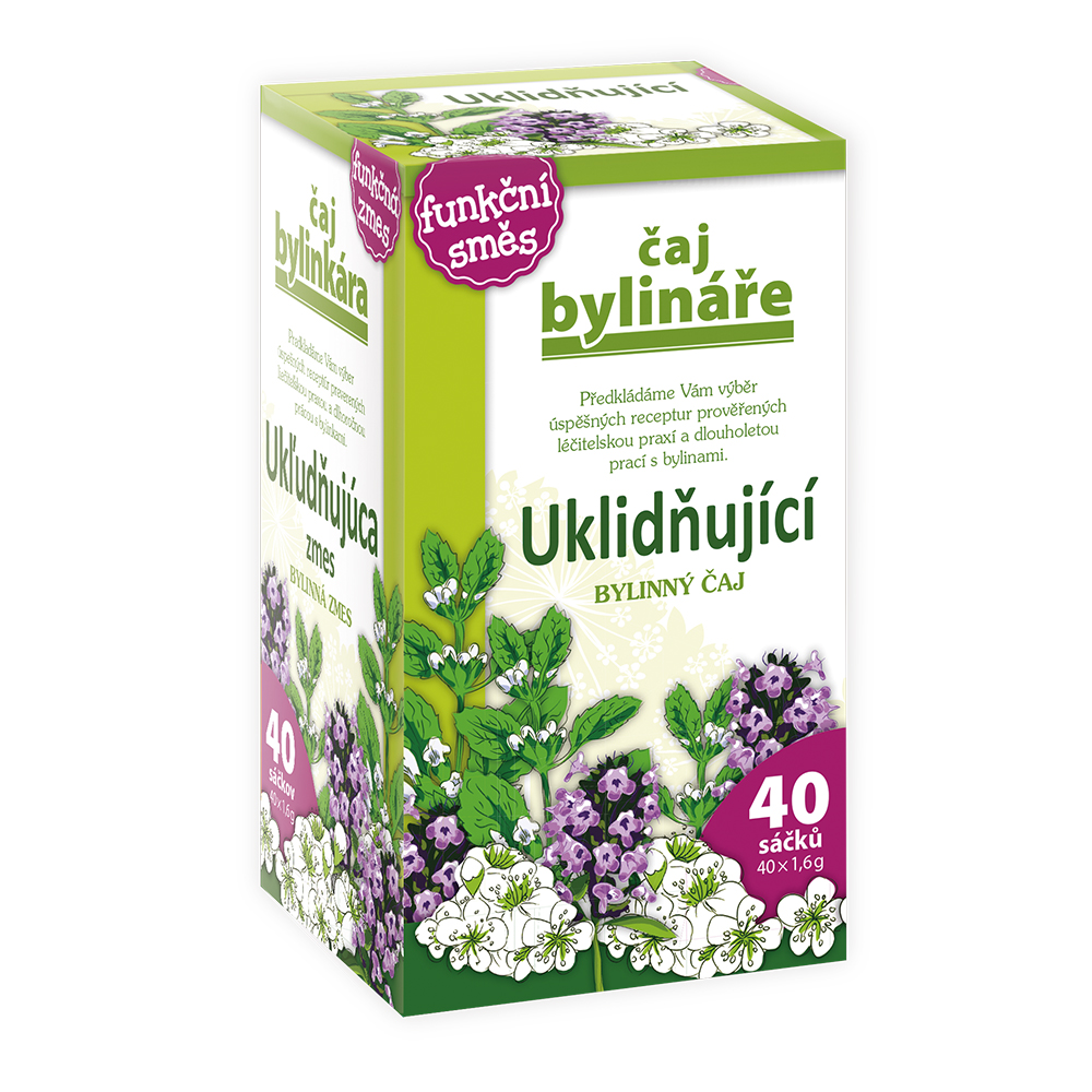 Čaj bylináře Uklidňující nálevové sáčky 40x1