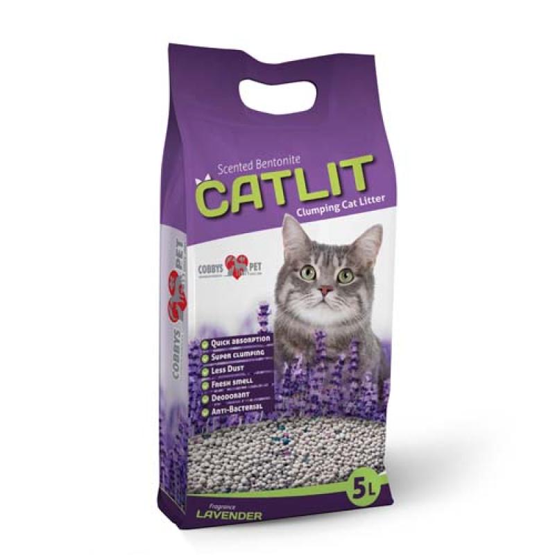 Catlit 5l/4kg hrudkující podestýlka s levandulí pro kočky Catlit
