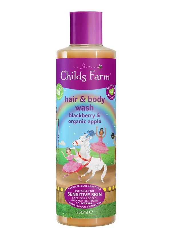 Childs Farm Mycí emulze na vlasy a tělo ostružina a jablko 250 ml Childs Farm
