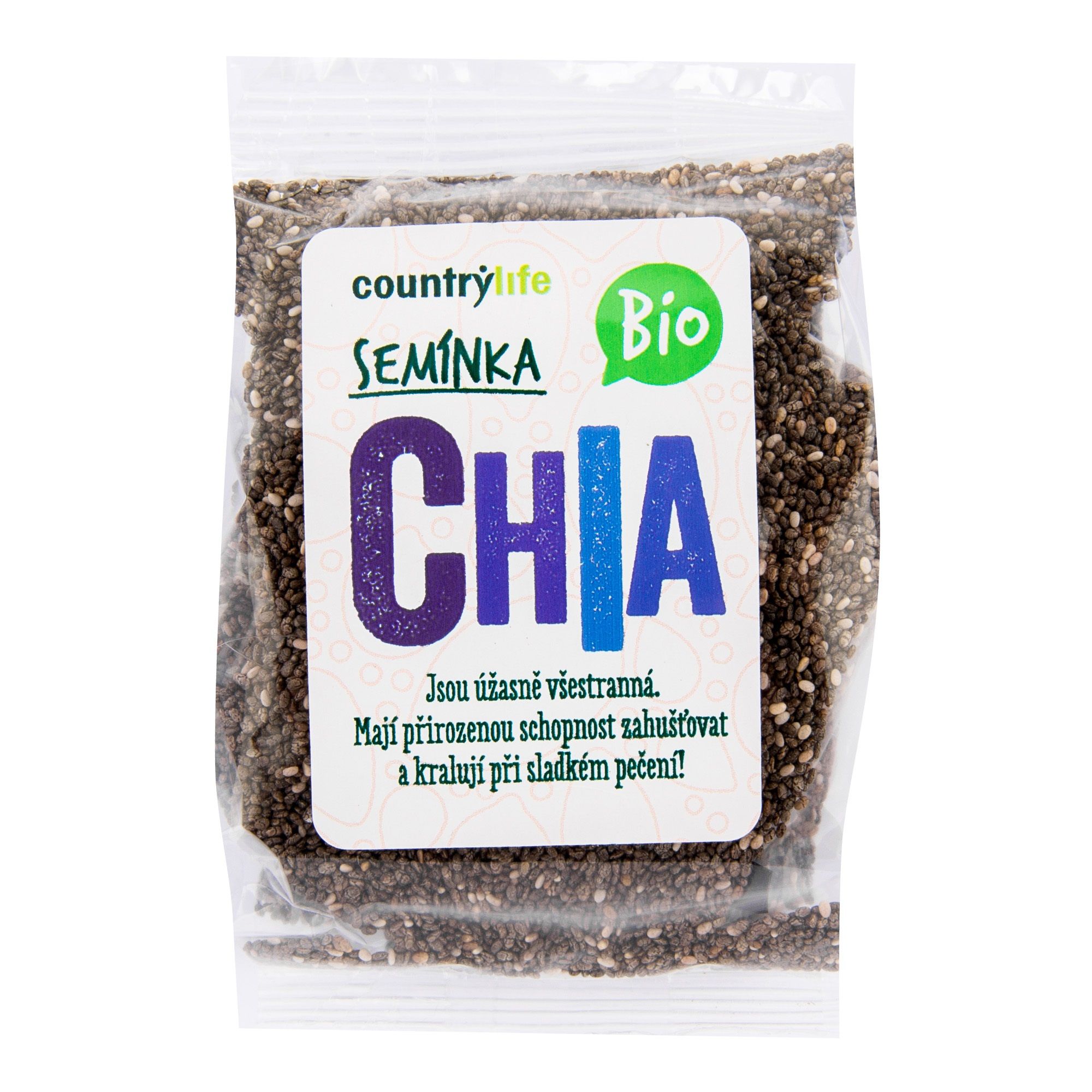 Country Life Chia semínka BIO 100 g Country Life