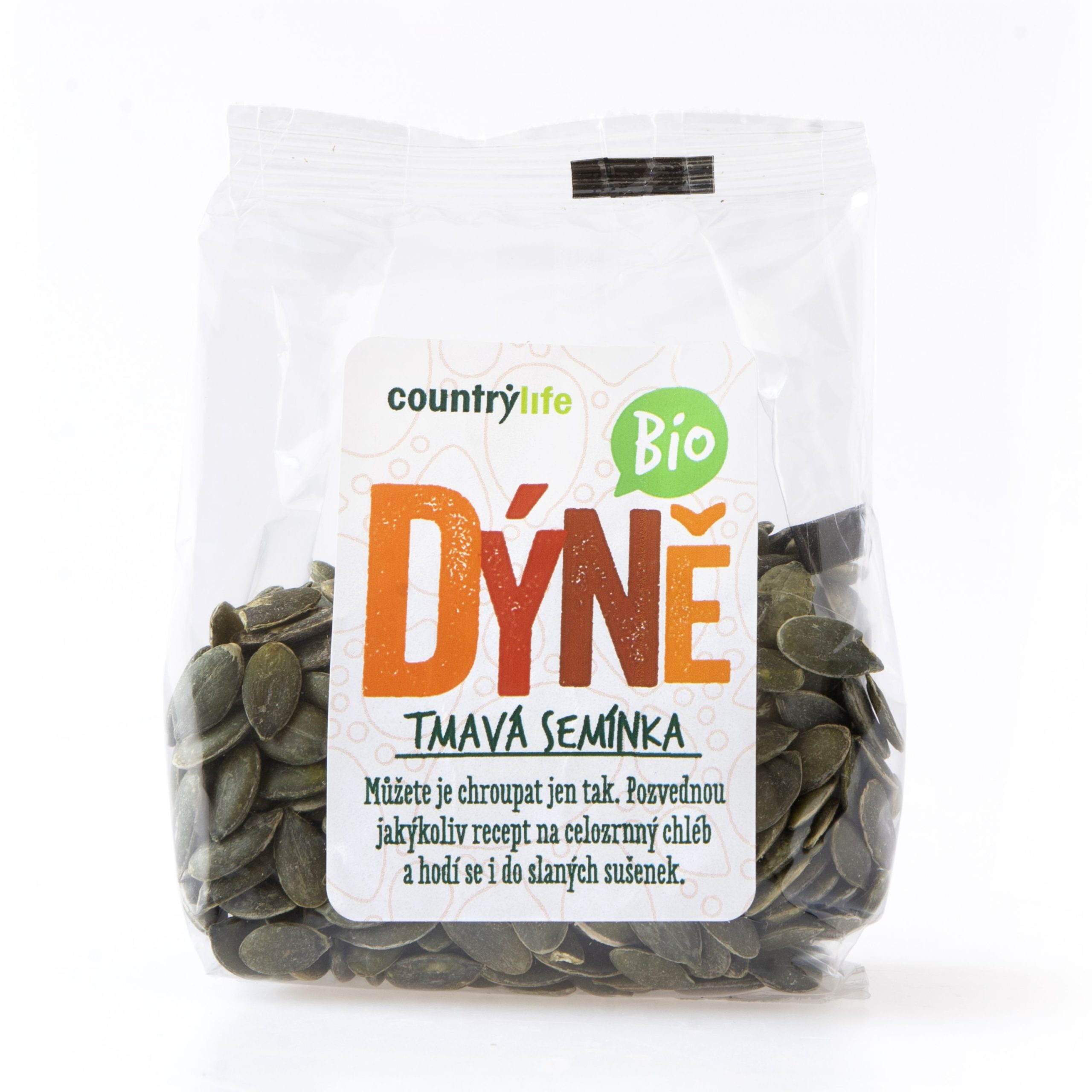Country Life Dýňová semínka tmavá BIO 100 g Country Life