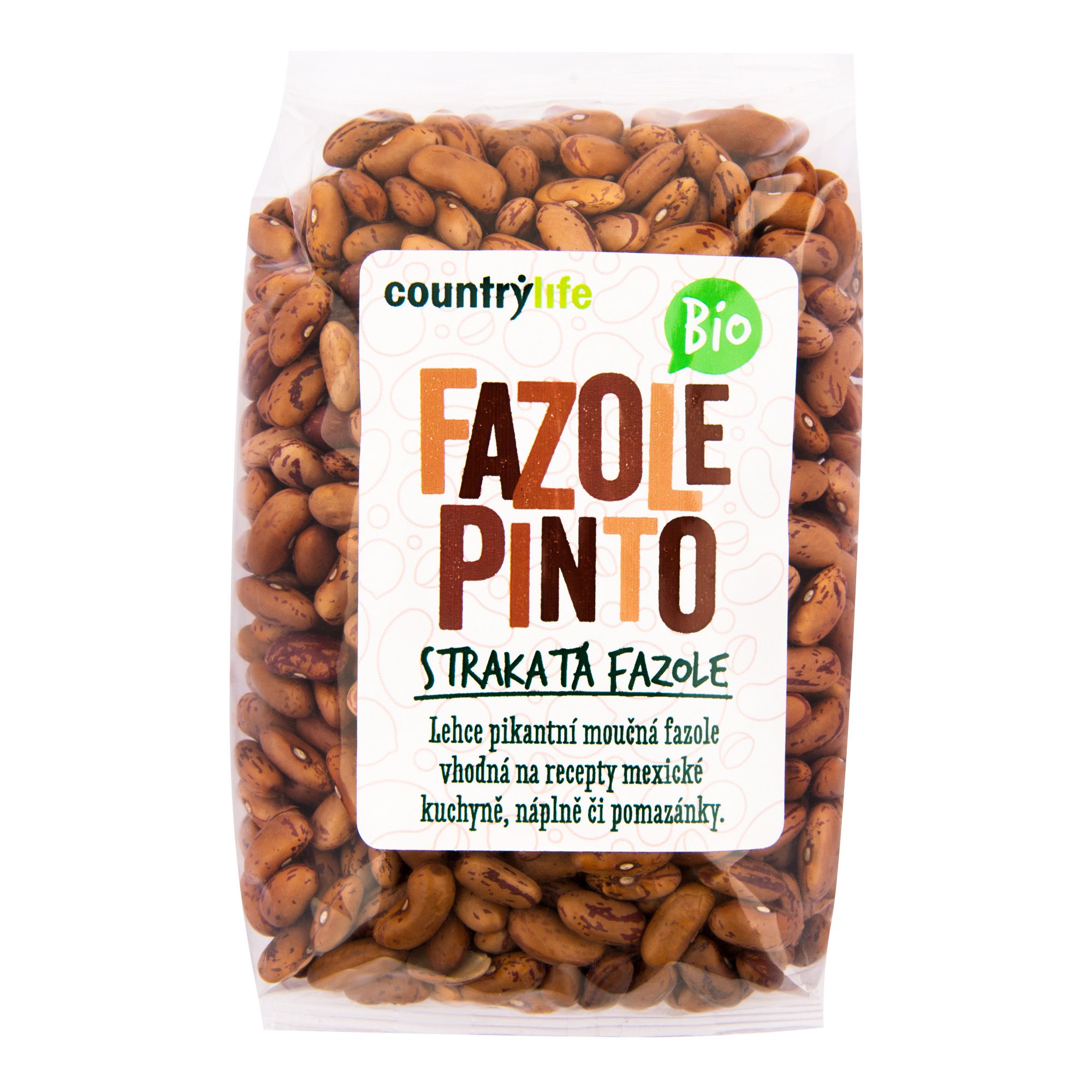 Country Life Fazole pinto BIO 500 g Country Life