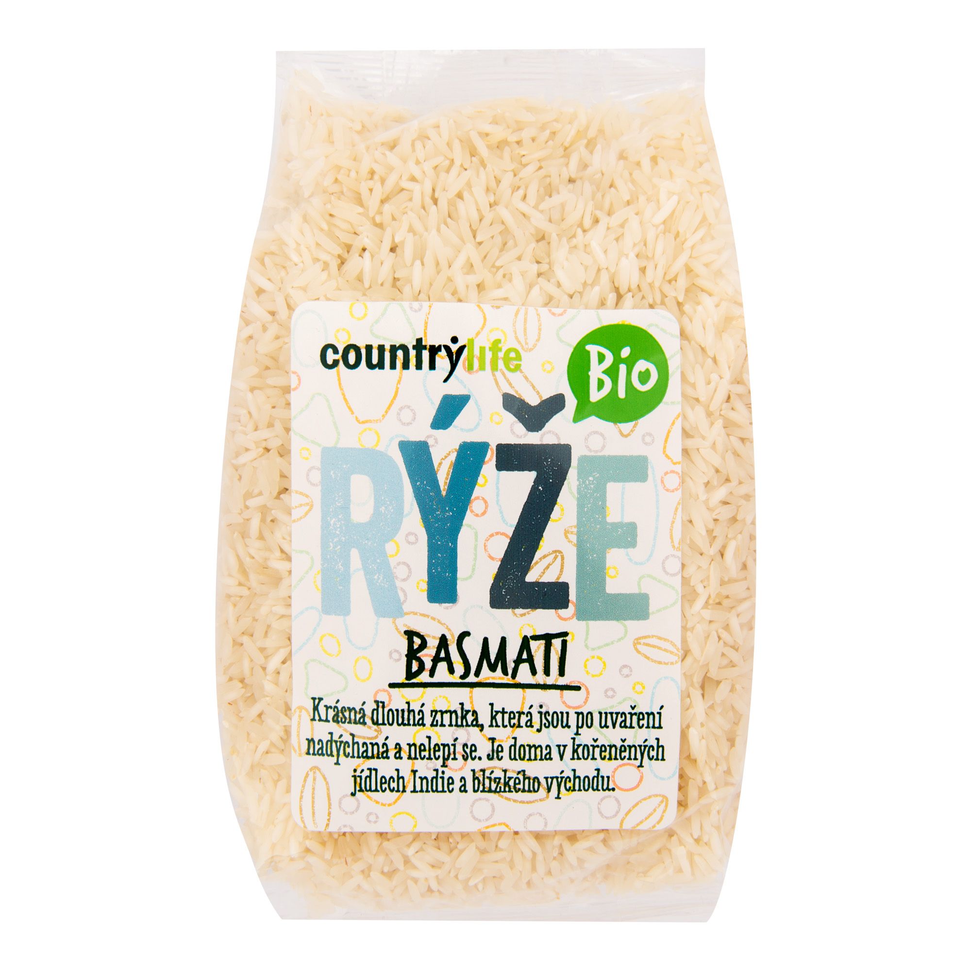 Country Life Rýže basmati BIO 500 g Country Life
