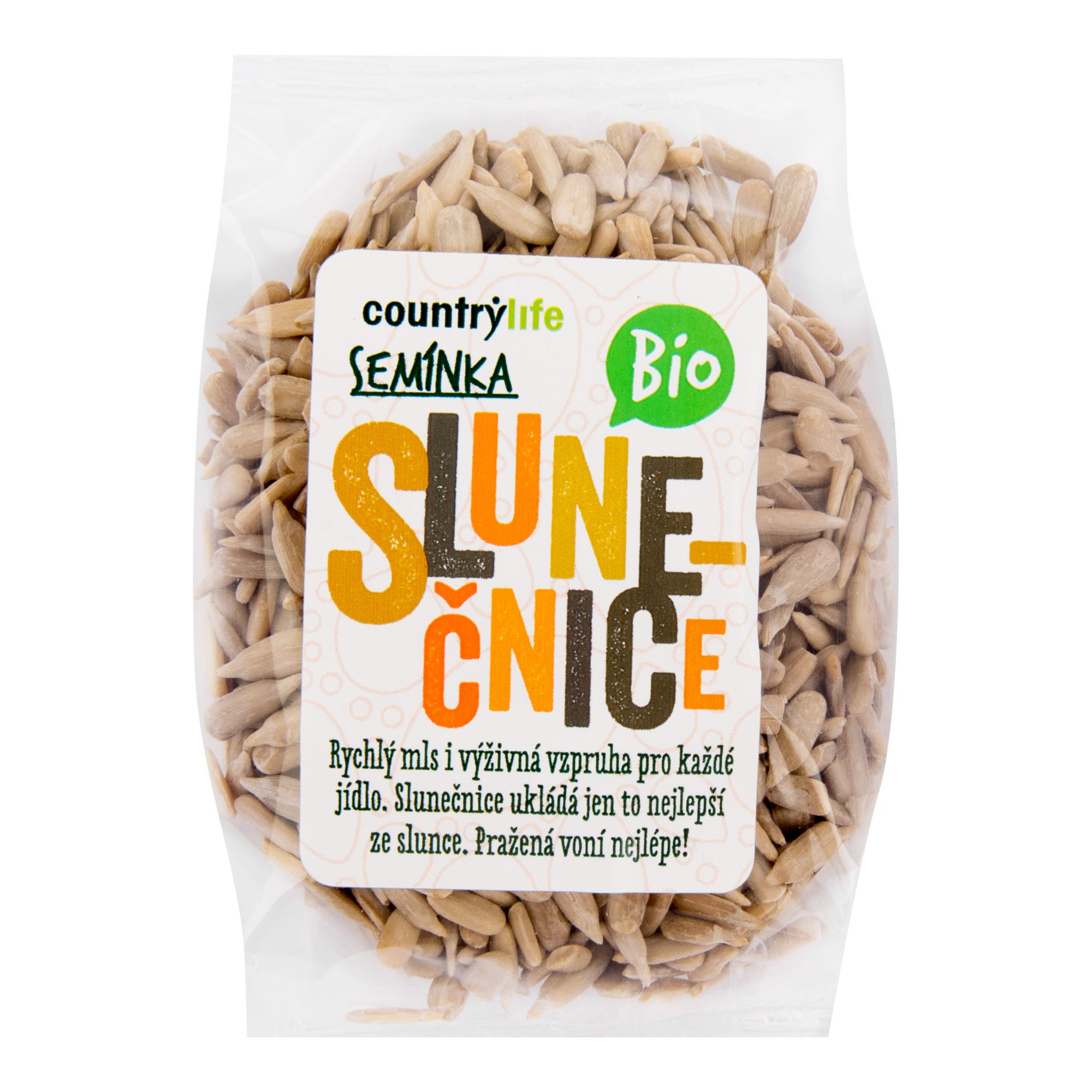 Country Life Slunečnicová semínka BIO 100 g Country Life