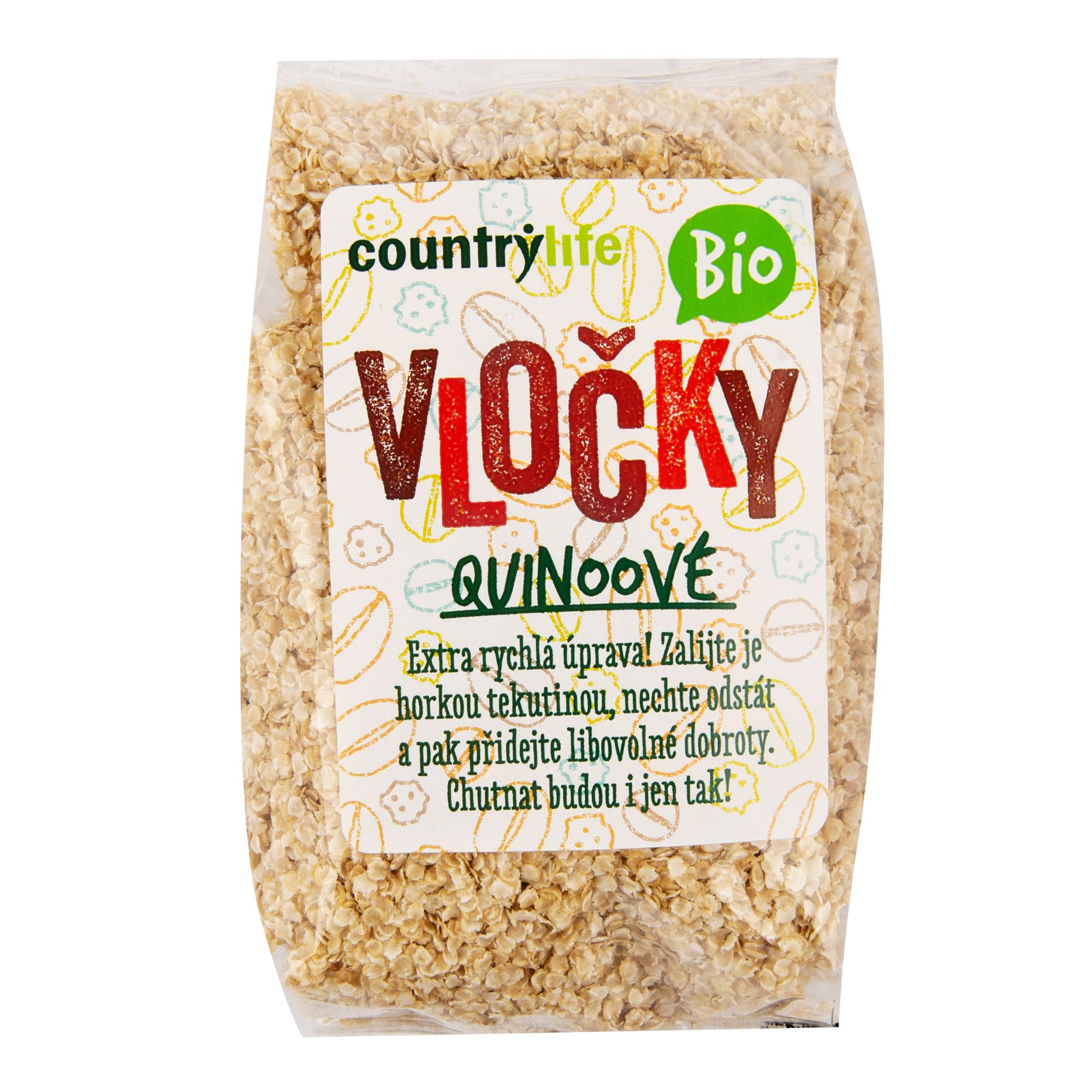 Country Life Vločky quinoové BIO 250 g Country Life