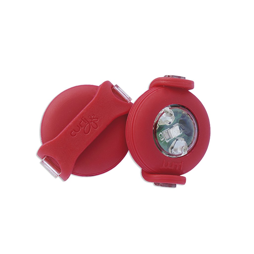 Curli Luumi LED bezpečnostní světélko na obojek RED Curli