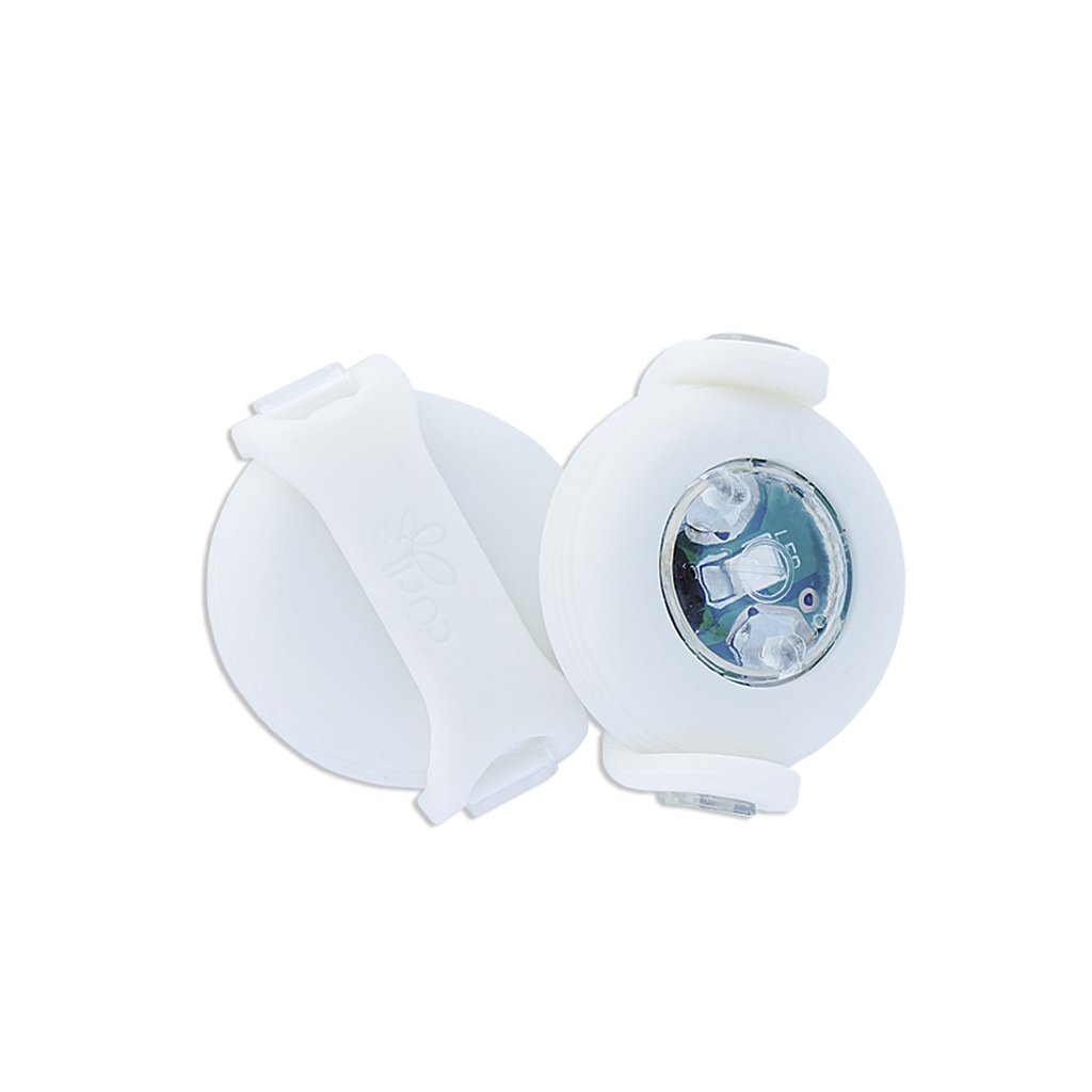 Curli Luumi LED bezpečnostní světélko na obojek WHITE Curli