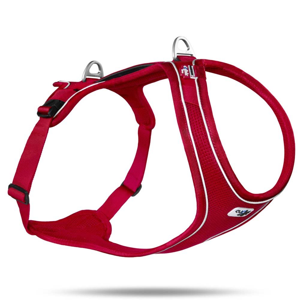 Curli Postroj pro psy Belka Comfort Red XS
