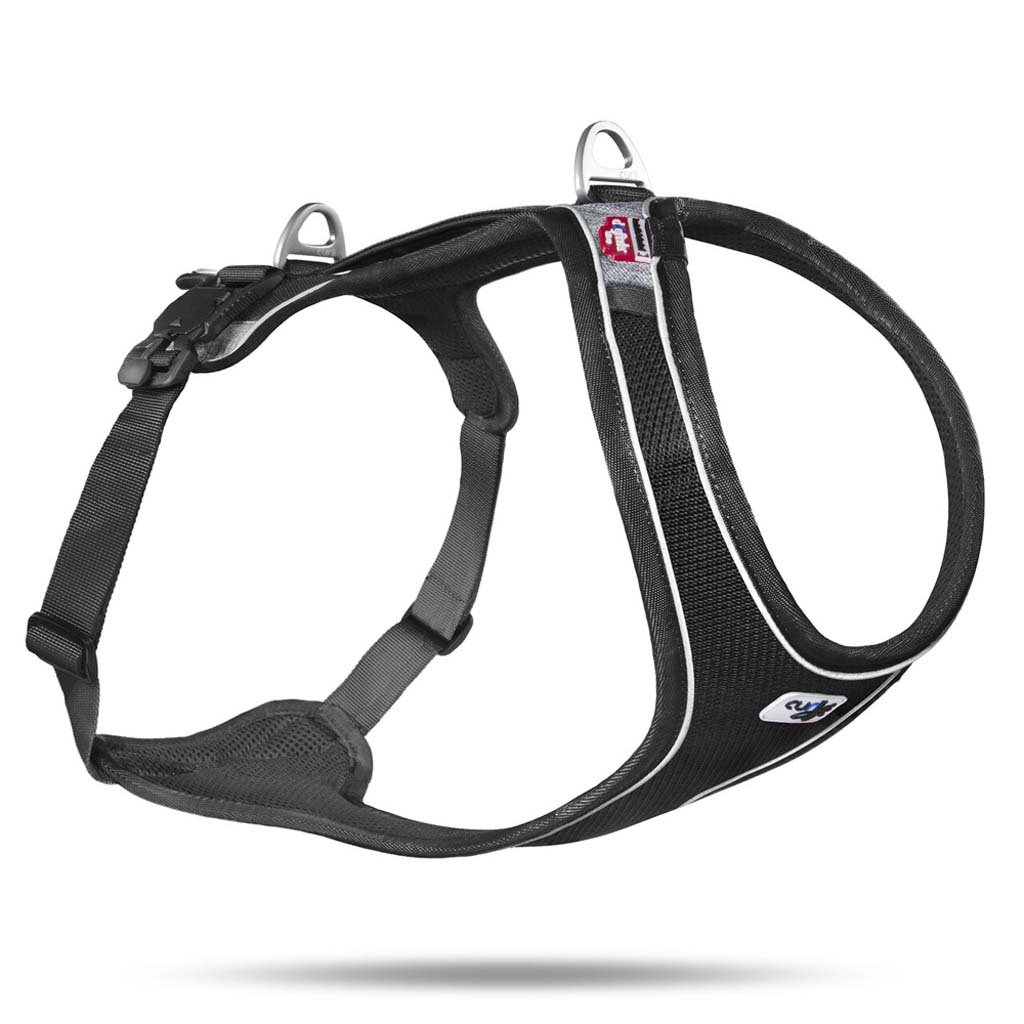 Curli Postroj pro psy s magnetem Belka Comfort Black L
