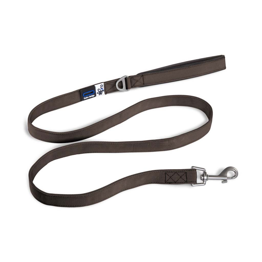 Curli Vodítko pro psy Basic Brown M 140x1