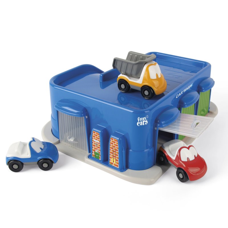 DANTOY fun Cars myčka se 3 autíčky 4ks 12m+ DANTOY