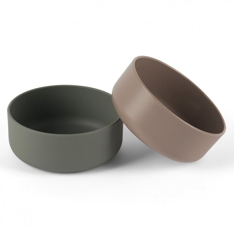 DANTOY tiny Bio misky Olive/Mocca 2ks 0m+ DANTOY
