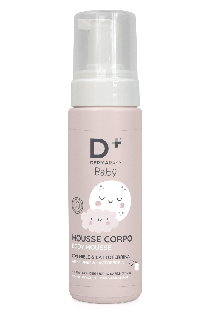 DERMARAYS Baby tělová mycí pěna pro děti 180 ml DERMARAYS