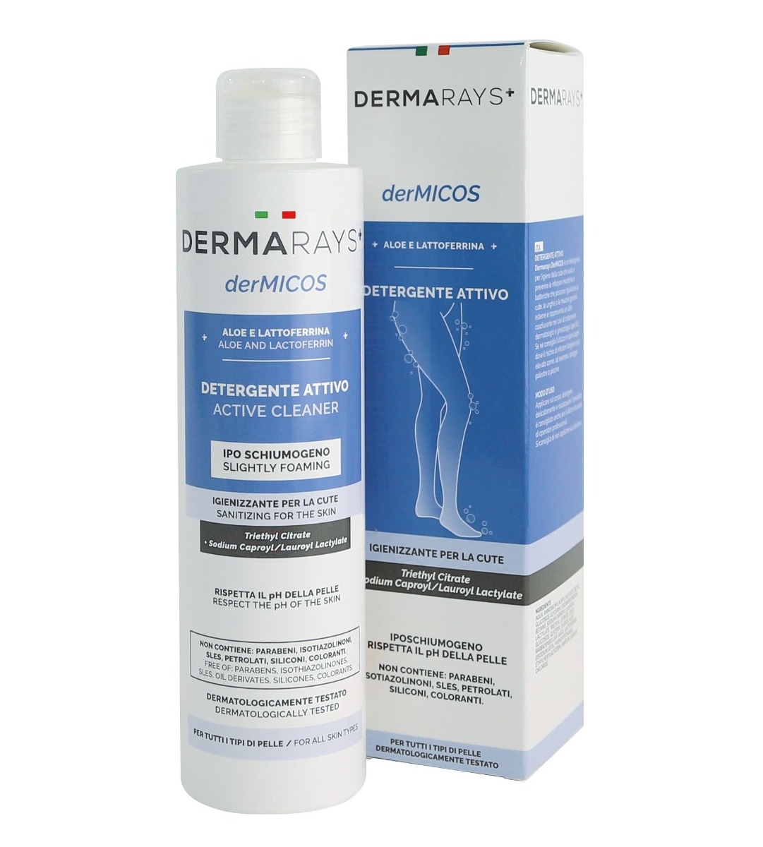 DERMARAYS DerMICOS aktivní čisticí gel 250 ml DERMARAYS