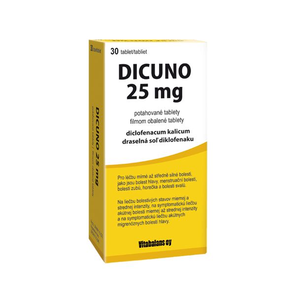 Dicuno 25 mg 30 tablet Dicuno