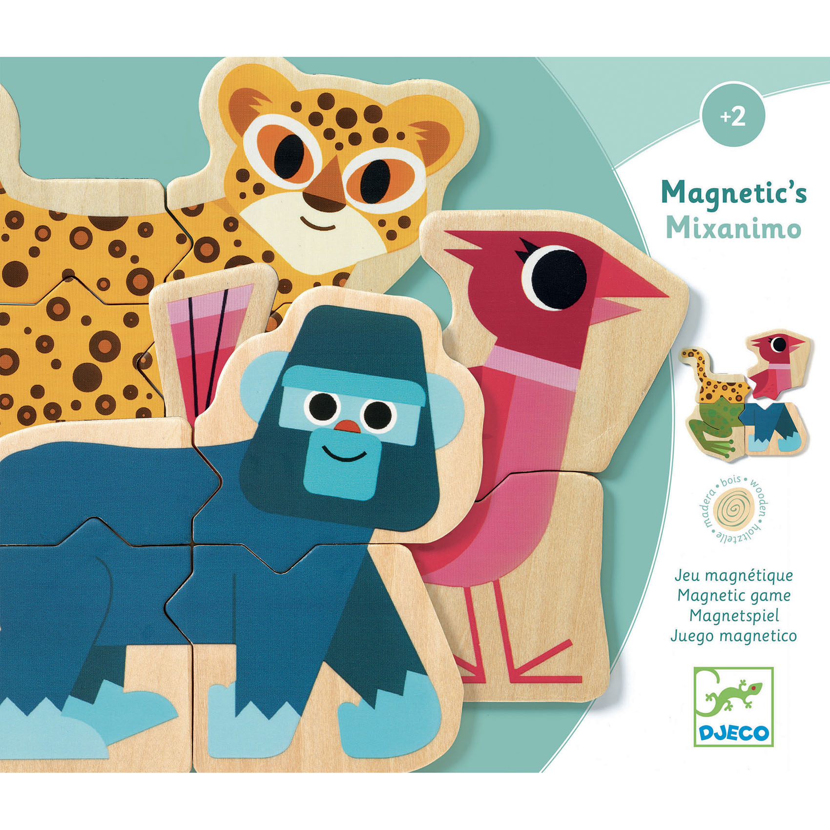 Djeco Magnety pomíchaná zvířátka Djeco