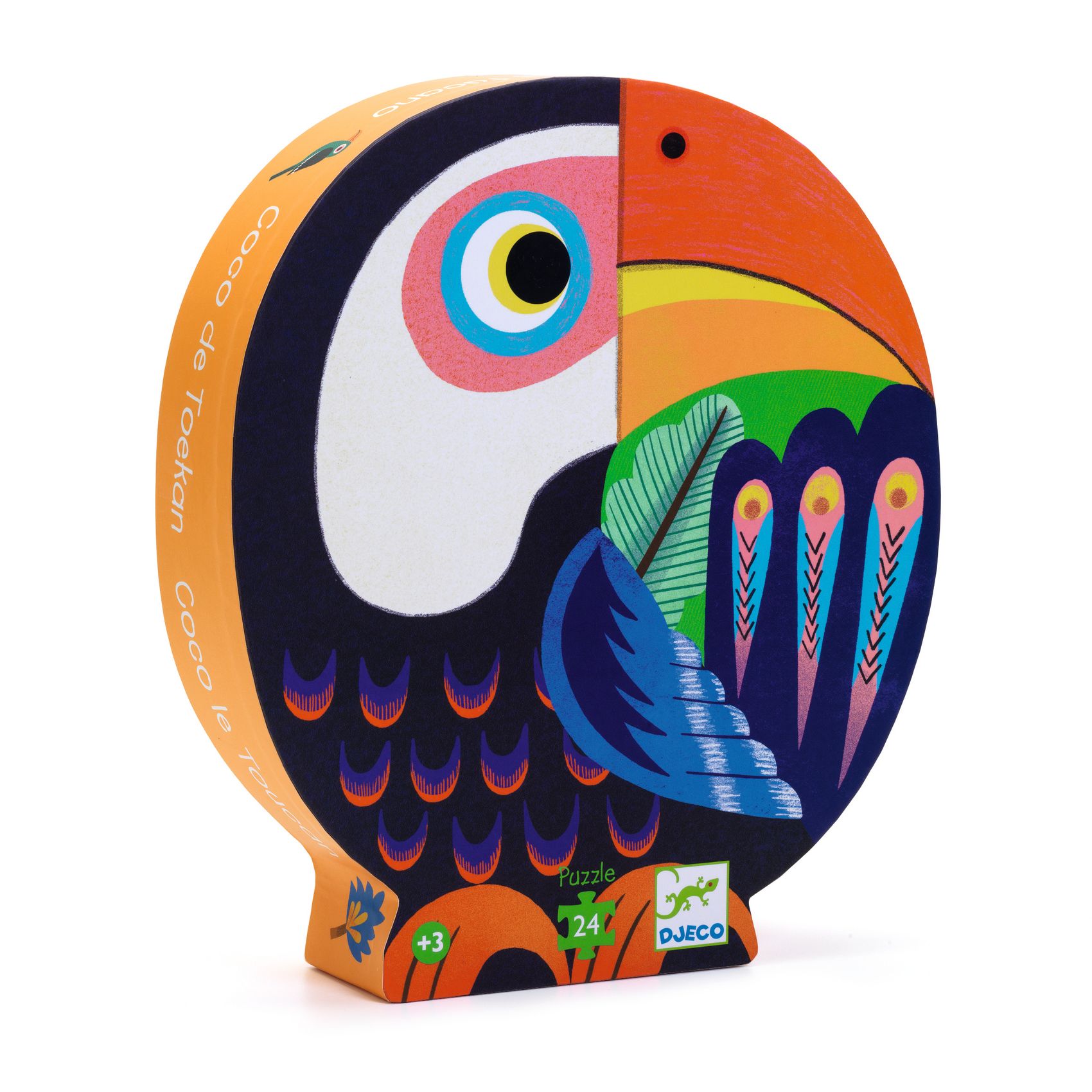 Djeco Puzzle Tukan - 24 dílků Djeco