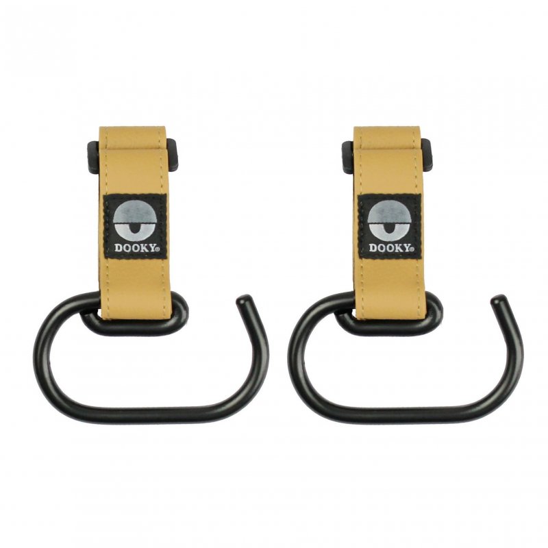Dooky háčky Buggy Hook LARGE 2ks Brown Dooky