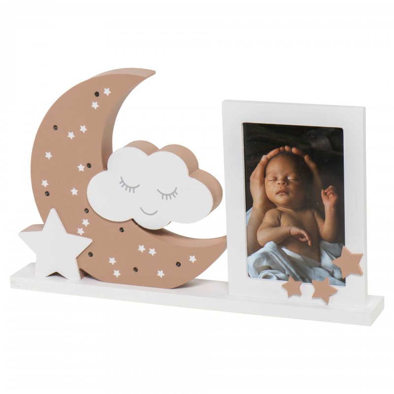 Dooky rámeček na fotografii s LED osvětlením Moonlight Frame Brown Dooky