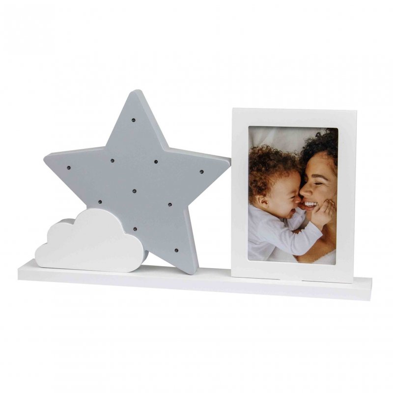 Dooky rámeček na fotografii s LED osvětlením Starlight Frame Grey Dooky