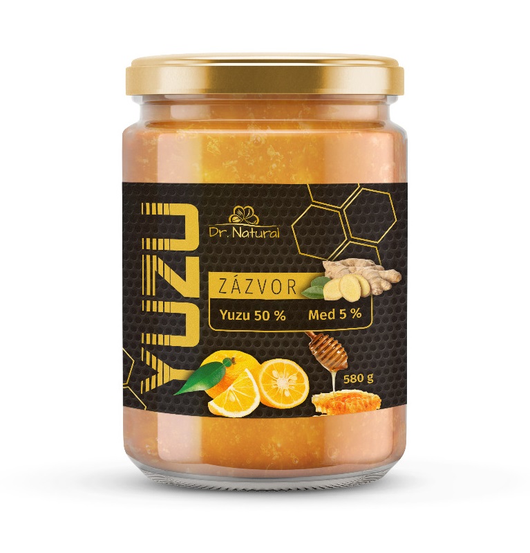 Dr. Natural Yuzu + Med + Zázvor 580 g Dr. Natural