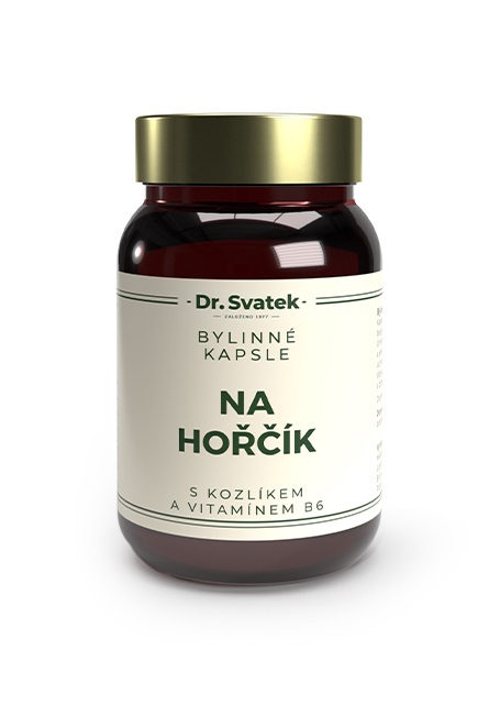 Dr. Svatek Bylinné kapsle Na hořčík s kozlíkem a vitamínem B6 60 kapslí Dr. Svatek