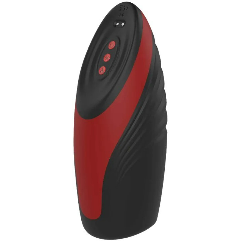 Dream Toys Vibrační sací masturbátor s nahříváním Mr.Pleasure 19 cm Dream Toys