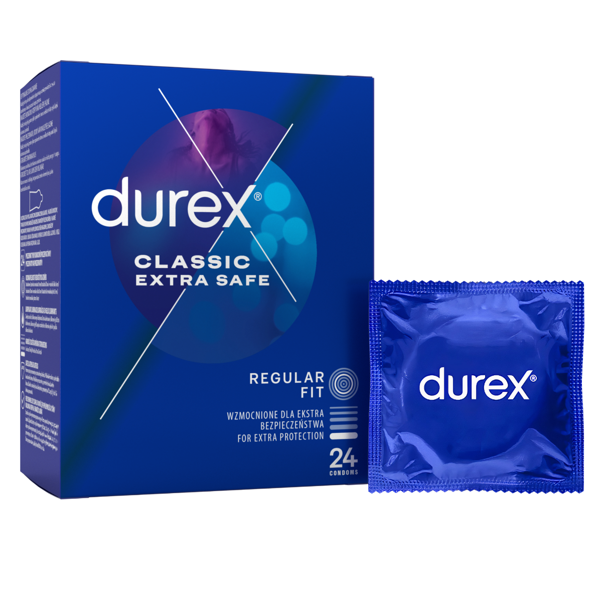 Durex Classic Extra Safe kondomy 24 ks Durex