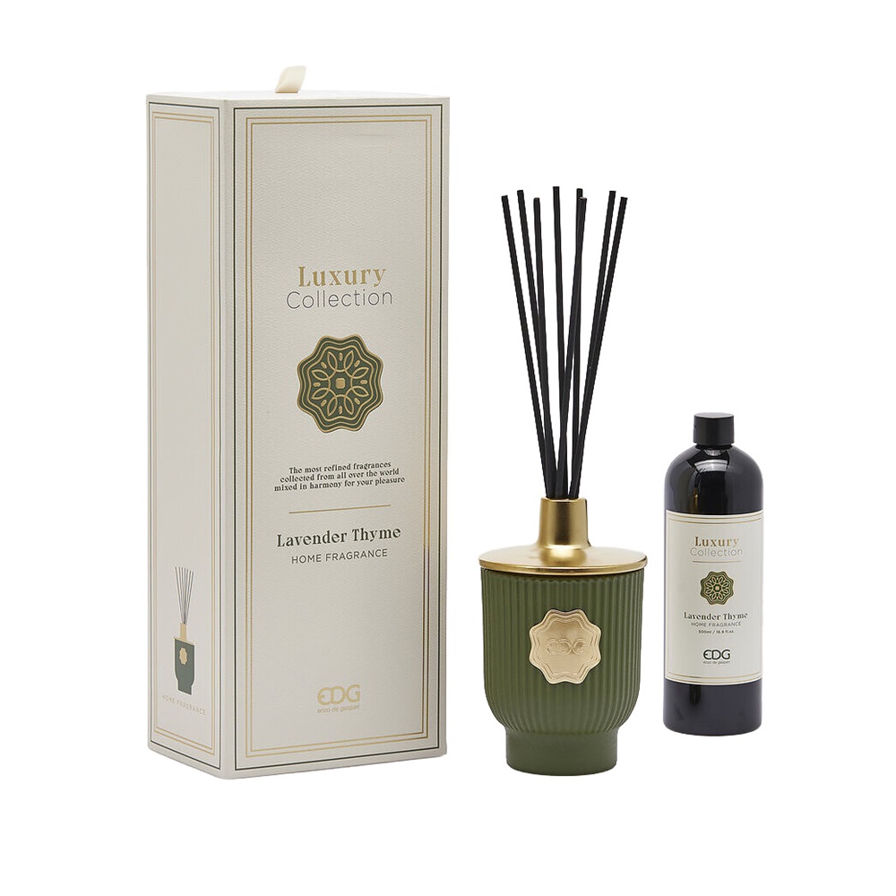 EDG Luxusní difuzér Levandule & Tymián velký 500 ml EDG