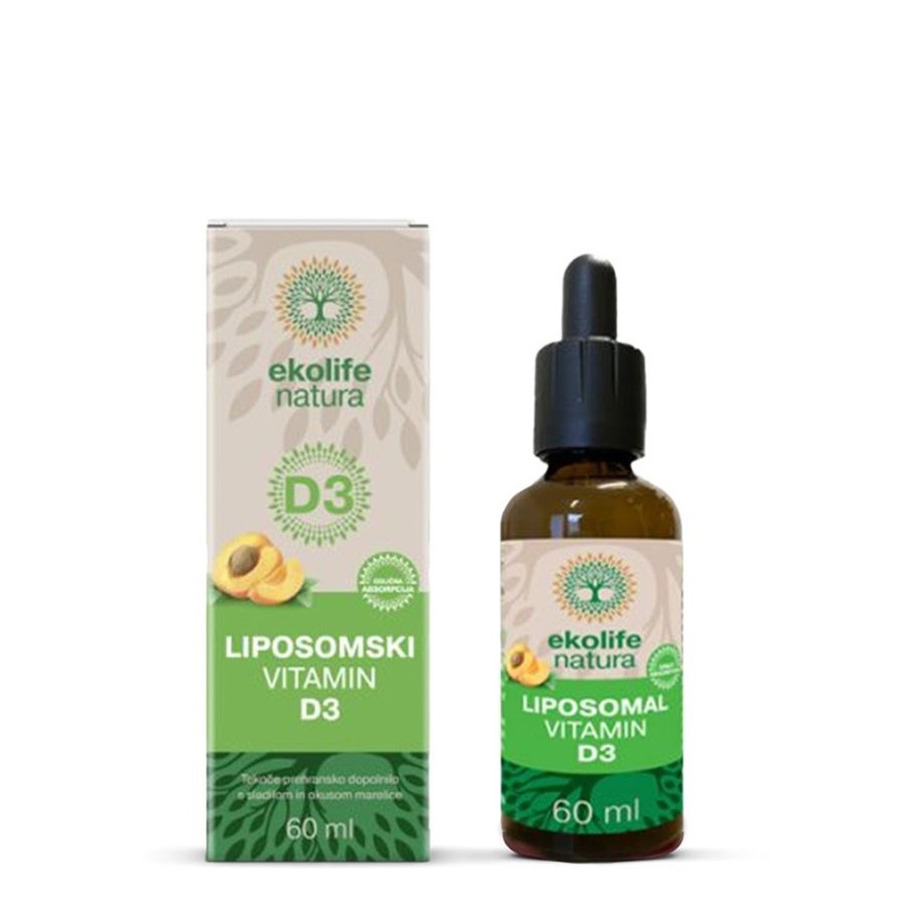 Ekolife Natura Liposomal Vitamin D3 60 ml Ekolife Natura