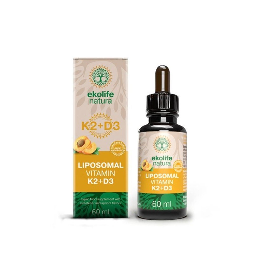 Ekolife Natura Liposomal Vitamin K2+D3 60 ml Ekolife Natura