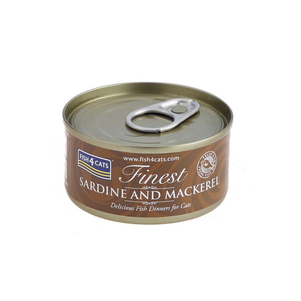 Fish4Cats Konzerva pro kočky Finest sardinka s makrelou 70 g Fish4Cats