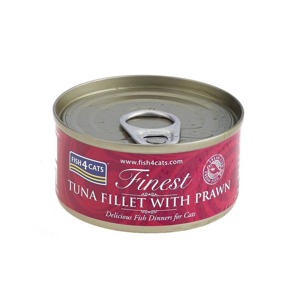 Fish4Cats Konzerva pro kočky Finest tuňák s krevetami 70 g Fish4Cats